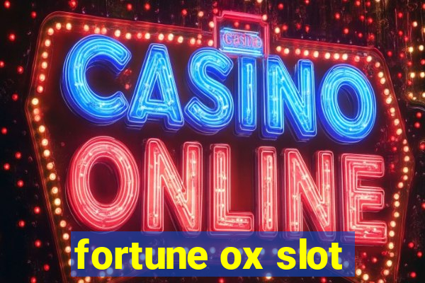 fortune ox slot