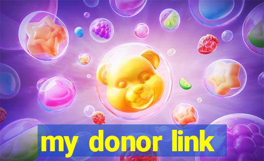 my donor link