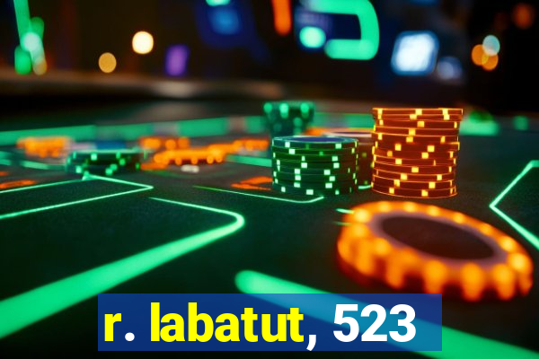 r. labatut, 523