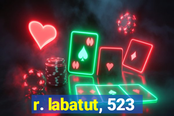 r. labatut, 523