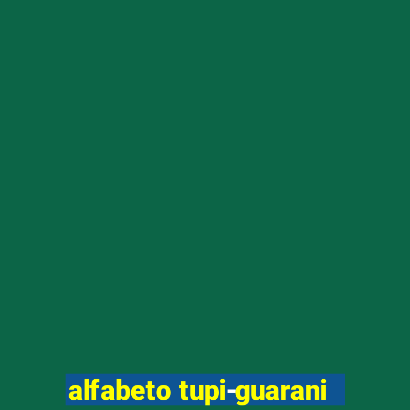 alfabeto tupi-guarani