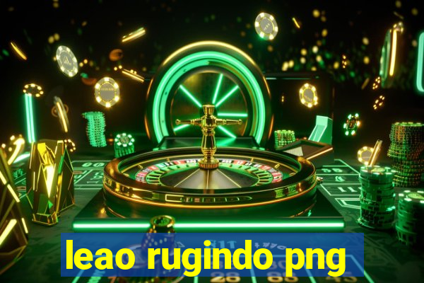 leao rugindo png