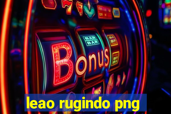 leao rugindo png