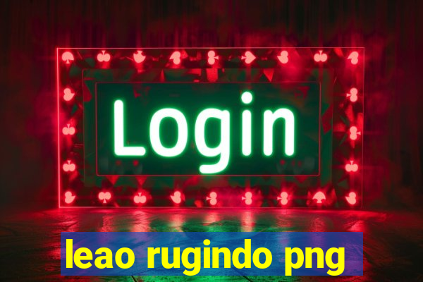 leao rugindo png