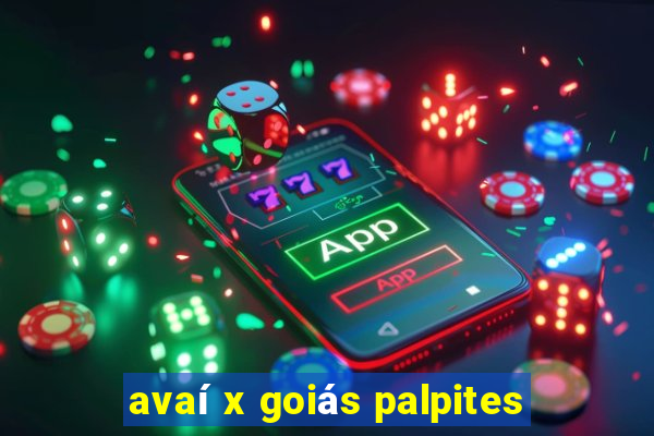 avaí x goiás palpites