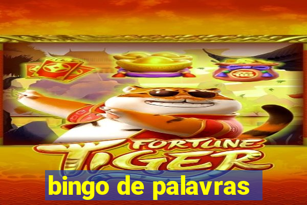 bingo de palavras