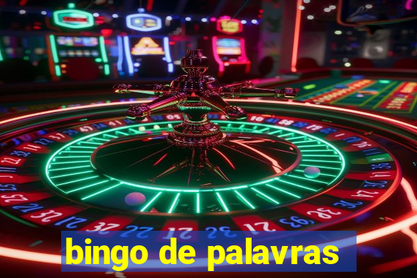 bingo de palavras