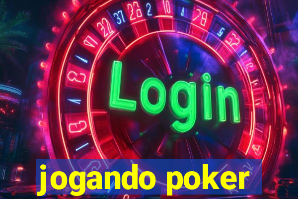 jogando poker