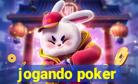 jogando poker