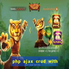 php ajax crud with datatables and bootstrap modals