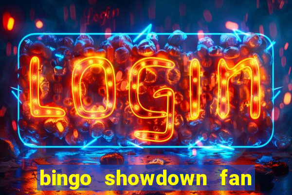 bingo showdown fan page freebies