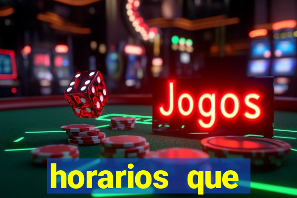 horarios que fortune tiger paga