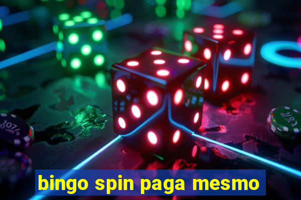 bingo spin paga mesmo