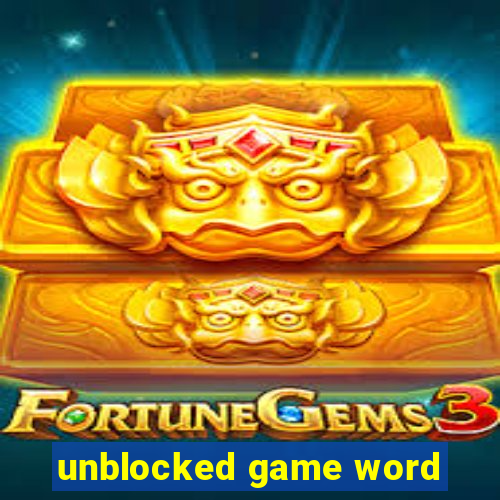 unblocked game word