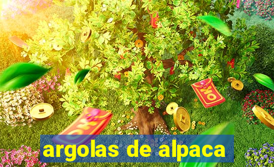 argolas de alpaca