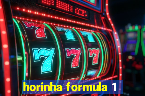 horinha formula 1