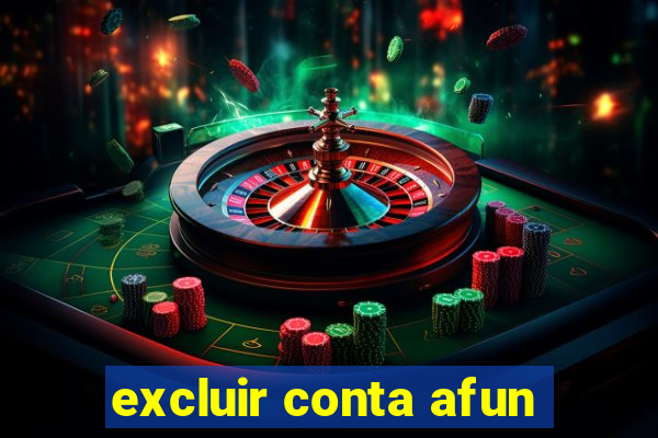 excluir conta afun