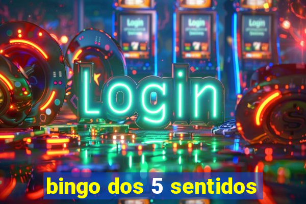 bingo dos 5 sentidos