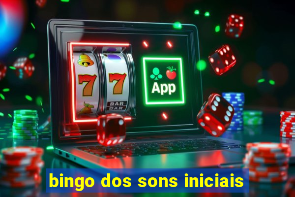 bingo dos sons iniciais