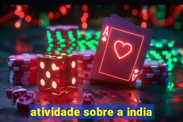 atividade sobre a india