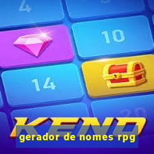 gerador de nomes rpg