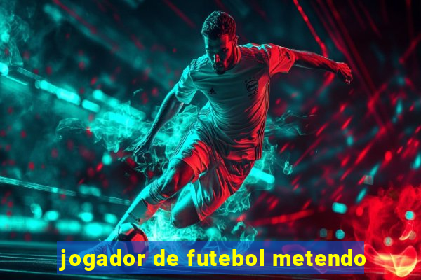 jogador de futebol metendo