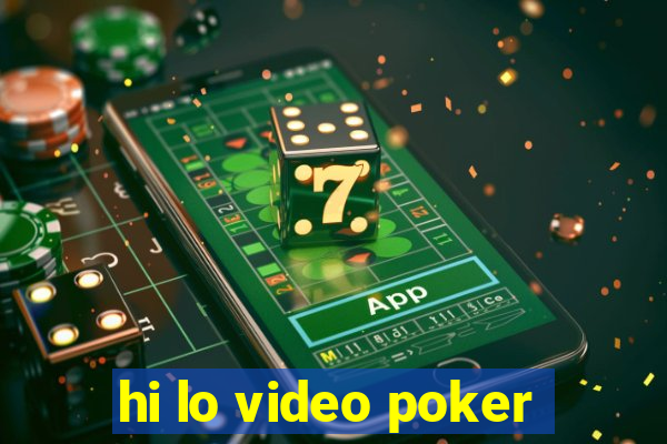 hi lo video poker