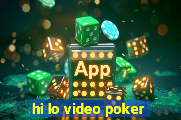 hi lo video poker