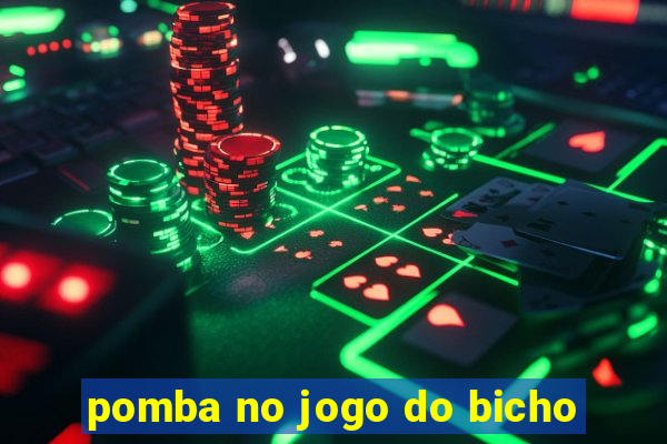 pomba no jogo do bicho