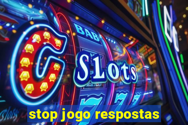 stop jogo respostas