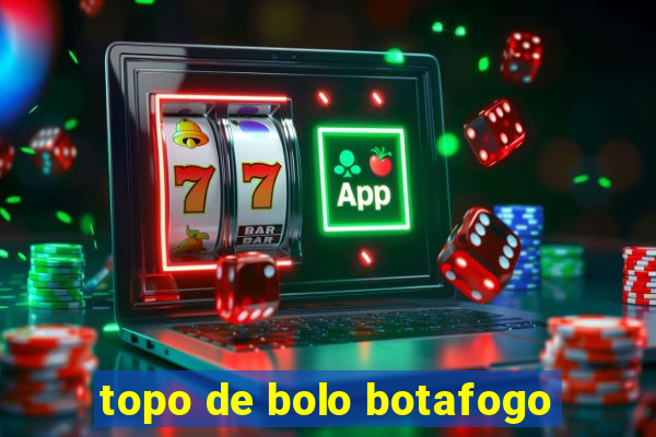 topo de bolo botafogo