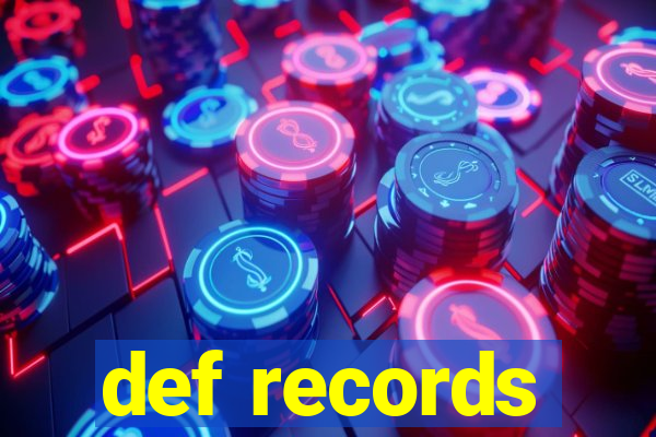 def records