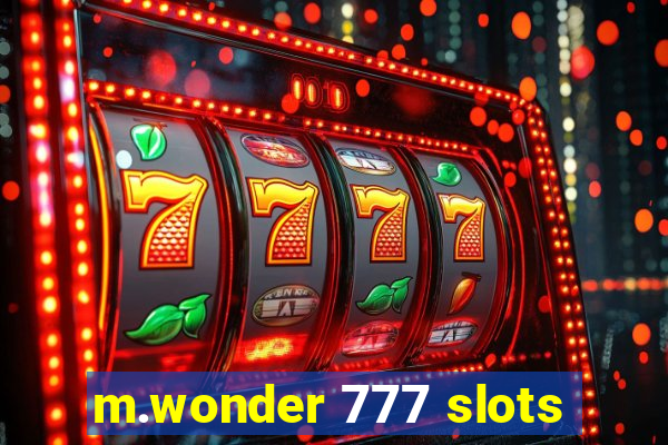 m.wonder 777 slots