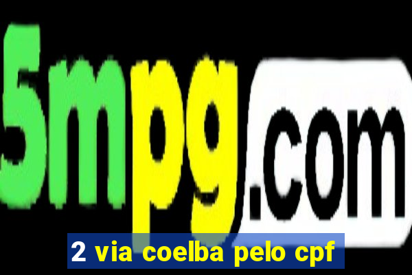 2 via coelba pelo cpf