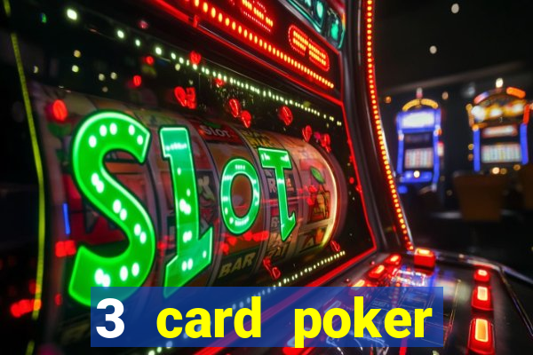 3 card poker casino rules