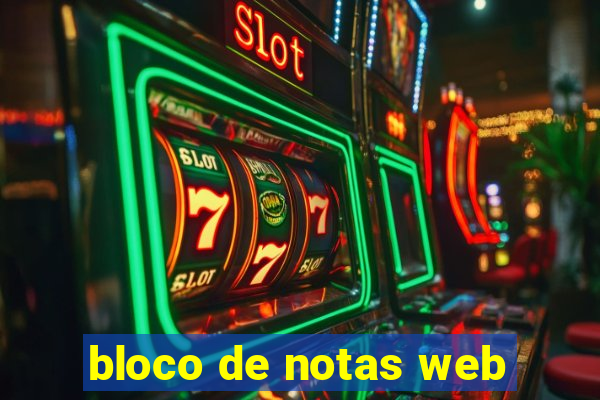 bloco de notas web