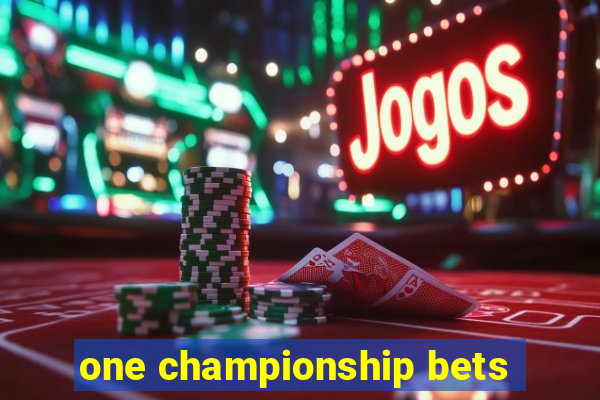 one championship bets