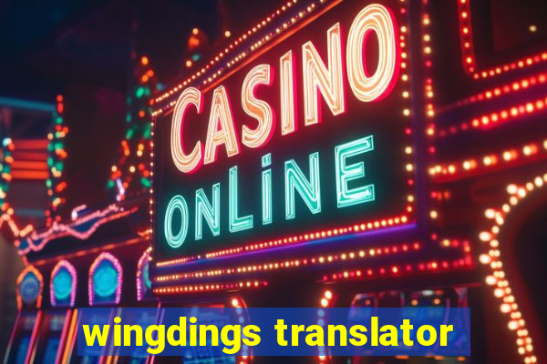 wingdings translator