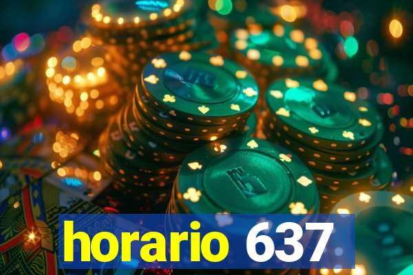 horario 637