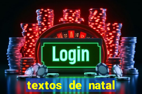 textos de natal para leitura