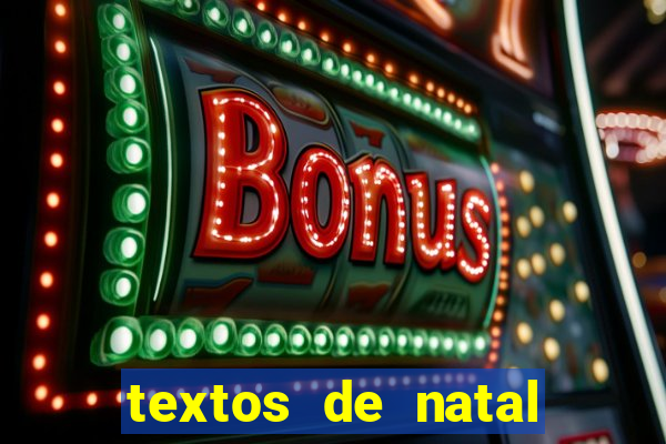 textos de natal para leitura