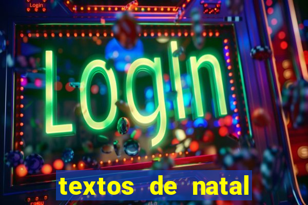 textos de natal para leitura