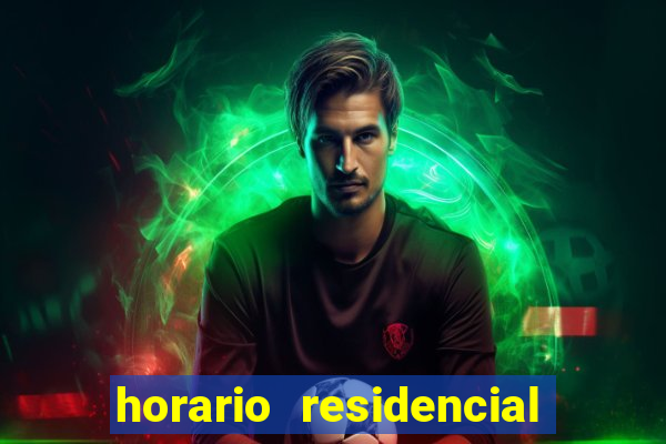 horario residencial das flores