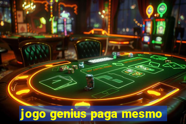 jogo genius paga mesmo