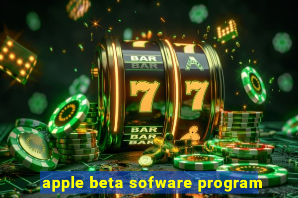 apple beta sofware program