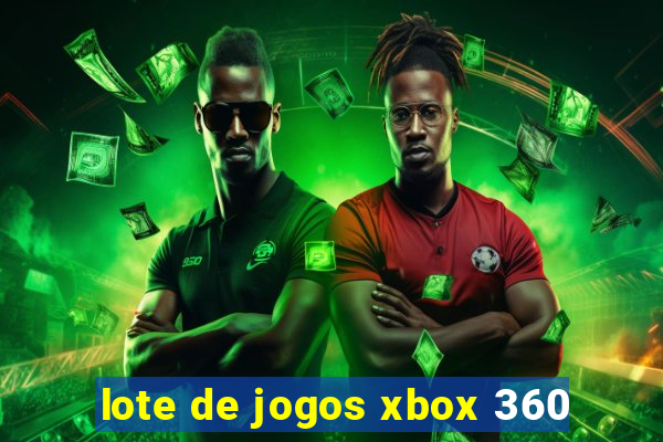 lote de jogos xbox 360