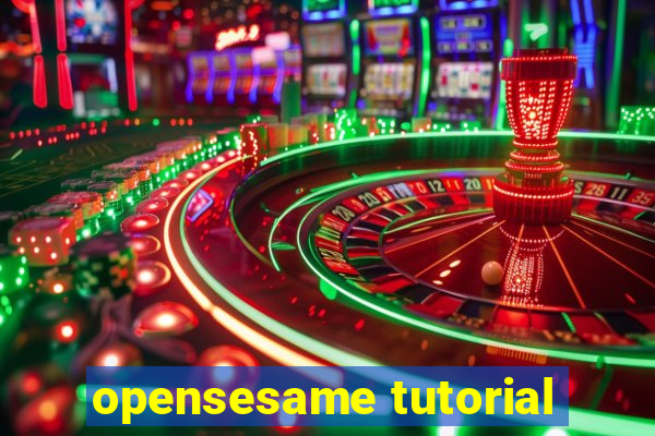 opensesame tutorial