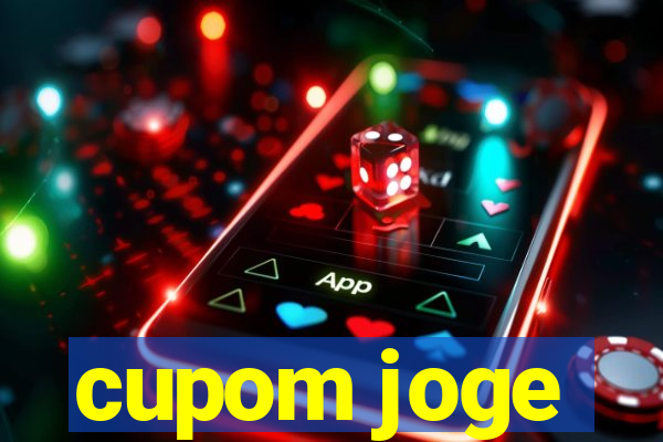 cupom joge