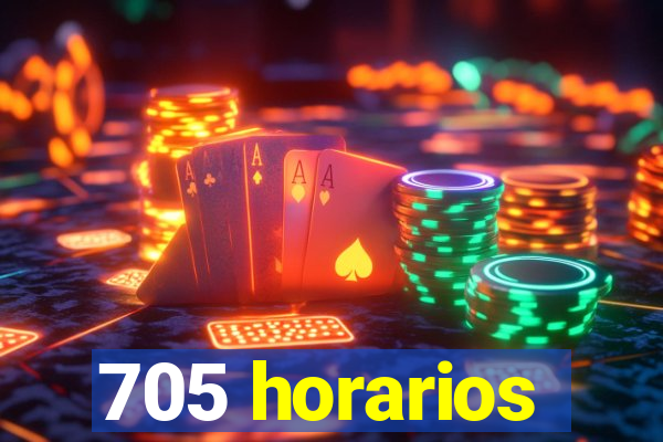 705 horarios