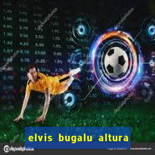 elvis bugalu altura e peso